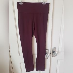 White House Black Market Burgundy Leggings